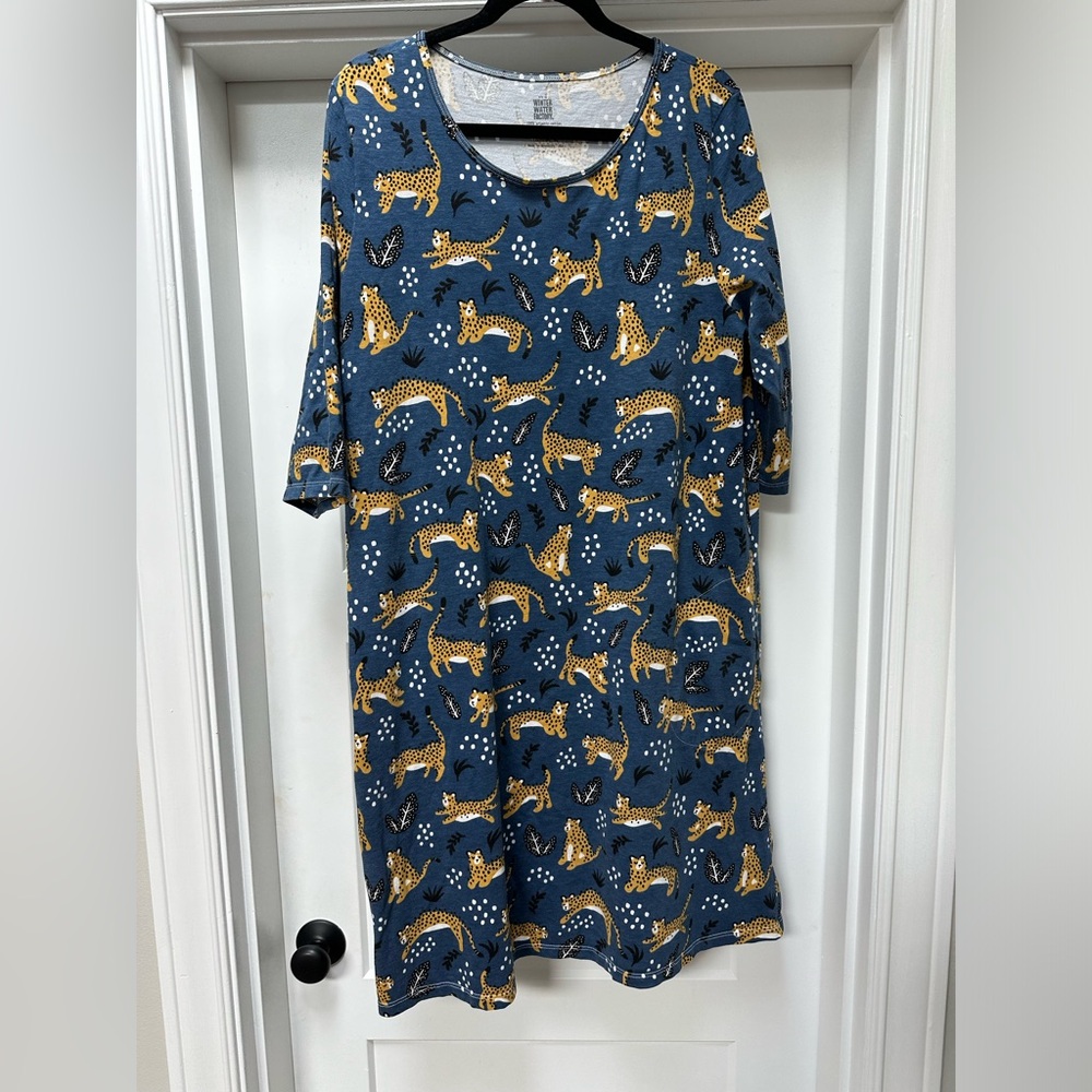 Winter Water Factory organic cotton dress with pockets size XL